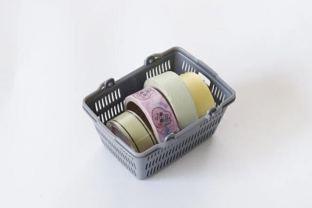 ダイソー　ミニチュア 買い物かご　使用例