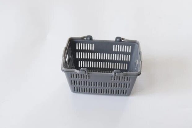 ダイソー　ミニチュア 買い物かご