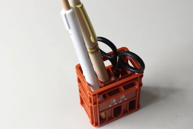 ダイソー　No.1873 ミニチュア 一升瓶ケース　使用例