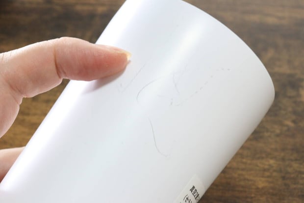 ダイソー　ステンレスタンブラー　セラミックコーティング　汚れ