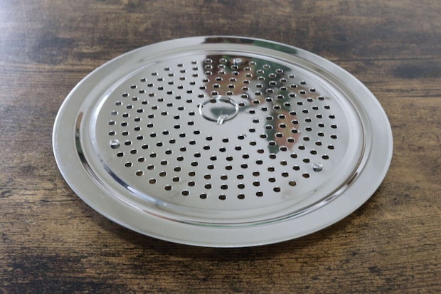 蒸し＆落し蓋プレート　セリア　日本製