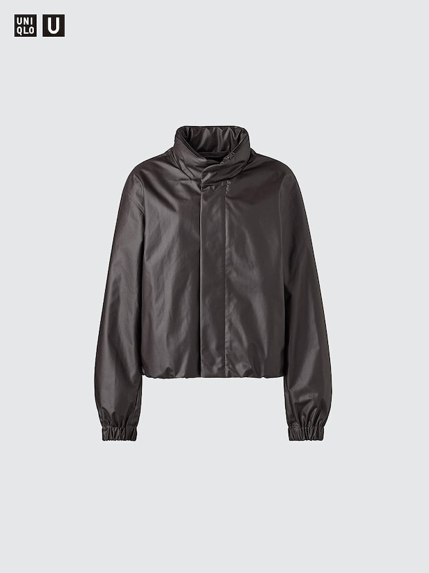 ユニクロ コーティングショートブルゾン ユニクロのコーティングショートブルゾン