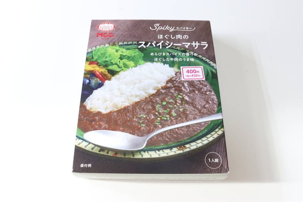 ほぐし肉のスパイシーマサラ　スパイキー　ダイソー