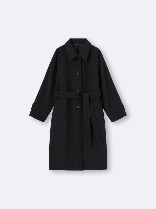 gu大人女性おすすめコージーメルトンバルマカーンコート