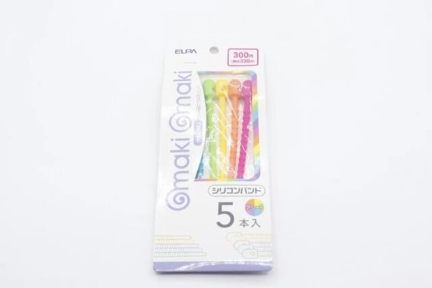 ダイソー　maki maki シリコンバンド　パッケージ
