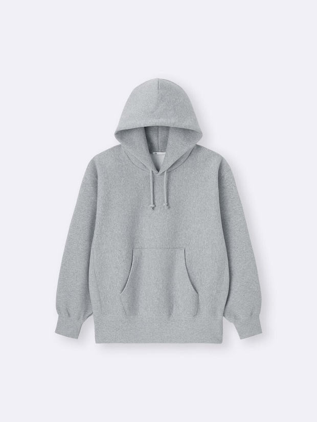 gu大人女性おすすめセットアップヘビーウェイトスウェットパーカ