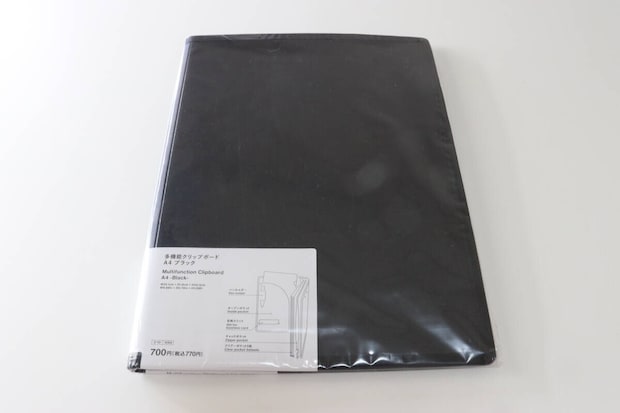 多機能クリップボード（A4、BK）　パッケージ
