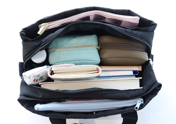 miffy [ミッフィー]誰でも整理上手になれる3層ショルダーバッグ詰めてみた