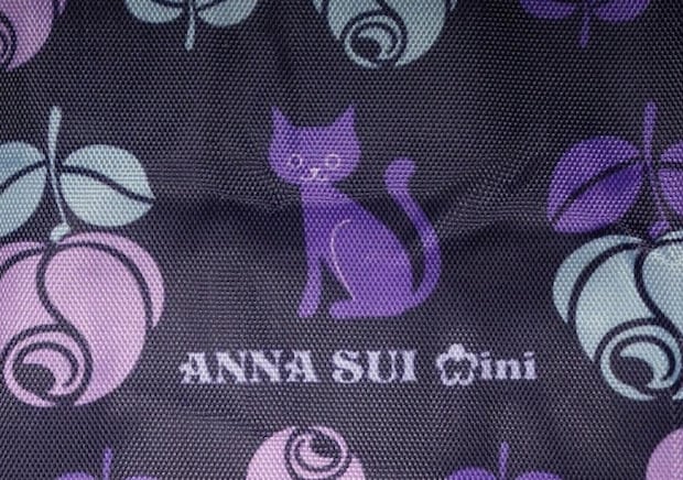ANNA SUI mini 刺繍トートバッグBOOK裏地 ANNA SUI mini 刺繍トートバッグBOOK裏地