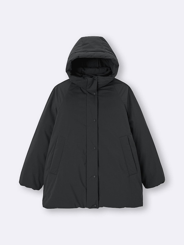 GU ウォームパデッドステッチレスコート GUのウォームパデッドステッチレスコート