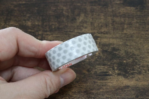 ダイソー　キッチン用ラベルテープ　マスキングテープ