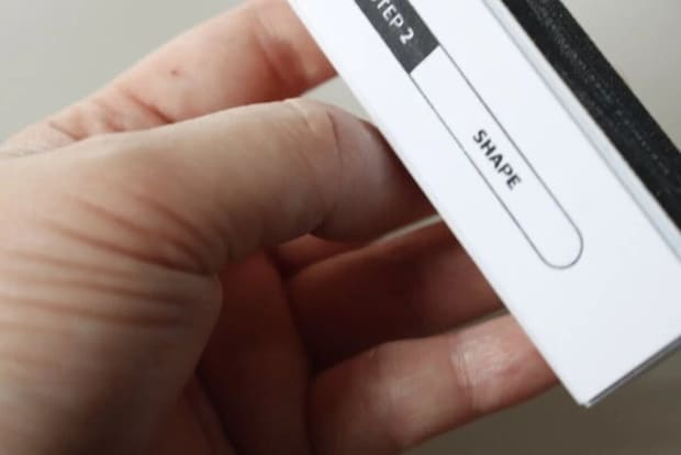 ダイソー　ネイルケアブロック（4ステップ）