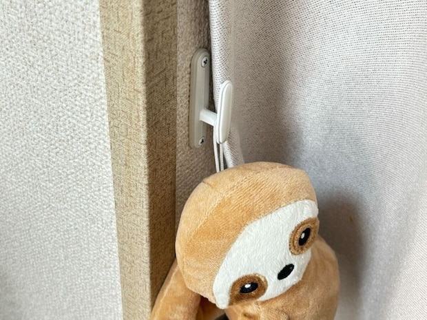 アニマルカーテンタッセル（ナマケモノ）　ダイソー　紐