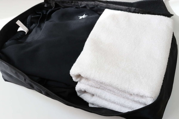 トラベル収納ケース（外ポケット付）　使用例