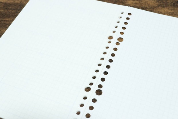 2026年ルーズリーフマンスリー（A5、シンプル）　フリーページ