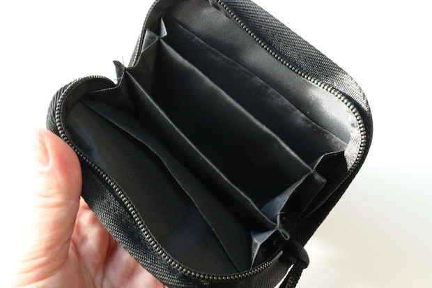 紐付キッズウォレット(ブラック) 構造 紐付キッズウォレット(ブラック) 構造