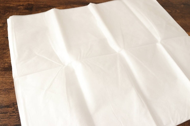 トラベル携帯用枕カバー（2枚）　サイズ感