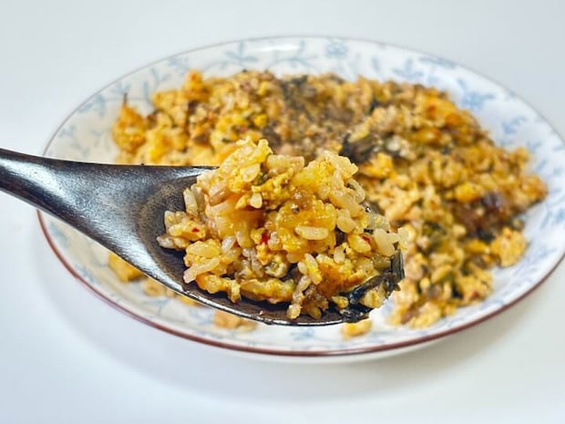 椎　雑炊スプーン　使用例