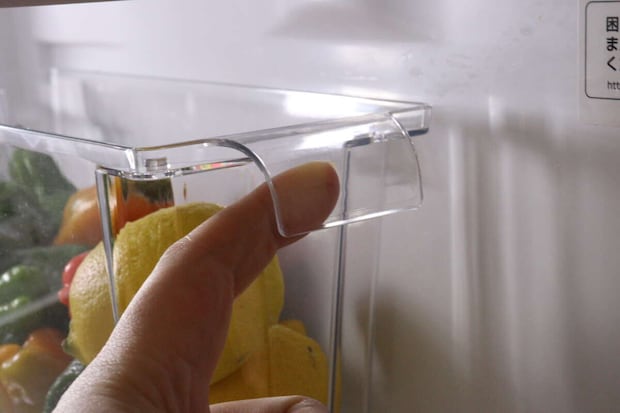 スタックができるクリア冷蔵庫収納ケース(27cm×10cm×13.5cm) 持ち手 スタックができるクリア冷蔵庫収納ケース(27cm×10cm×13.5cm) 持ち手