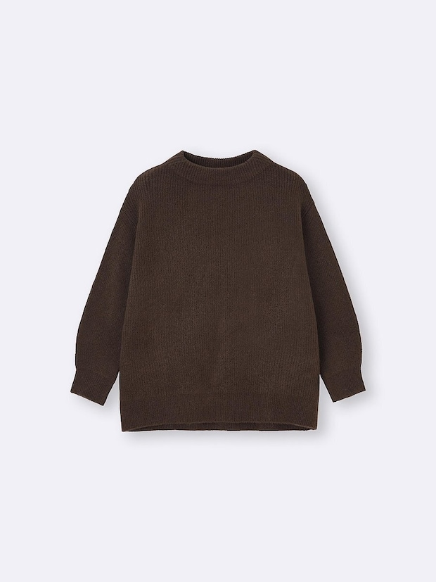 GUのパフニットオーバーサイズチュニック