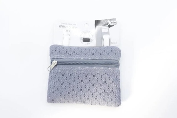 ダイソー 移動ポケット横型 レース柄 パッケージ ダイソー 移動ポケット横型 レース柄 パッケージ