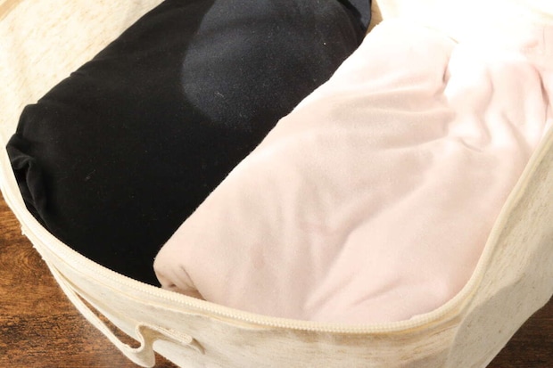 麻入り収納ボックス（フタ付）　収納力