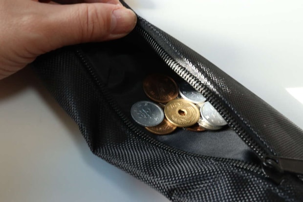 カジュアル長財布　小銭収納