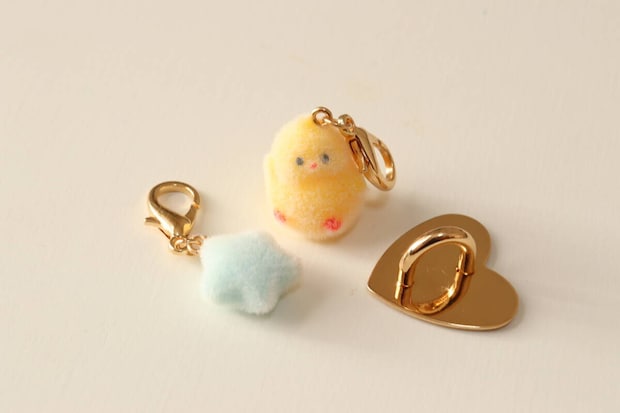 チャーム(フロッキー アニマル 3P) セット内容 チャーム(フロッキー アニマル 3P) セット内容