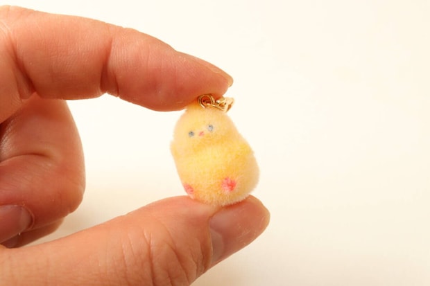 チャーム(フロッキー アニマル 3P) 素材感 チャーム(フロッキー アニマル 3P) 素材感