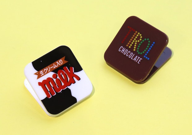 チロルチョコステーショナリーセットクリップ チロルチョコステーショナリーセットクリップ
