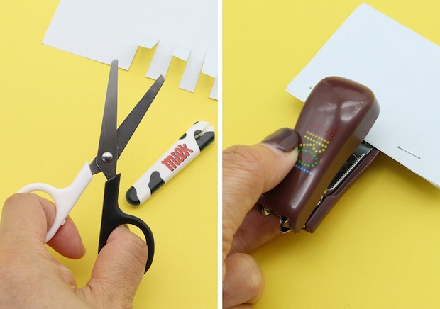 チロルチョコステーショナリーセットはさみとホチキス チロルチョコステーショナリーセットはさみとホチキス