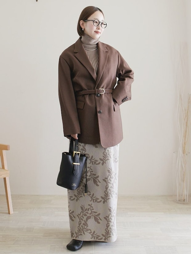 ブラウンコーデ5