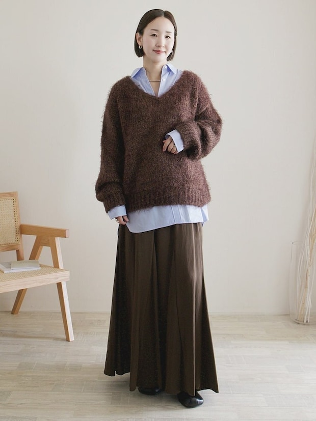 ブラウンコーデ4