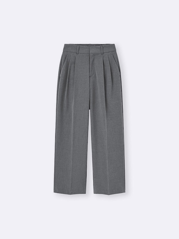 GUのタックワイドパンツ