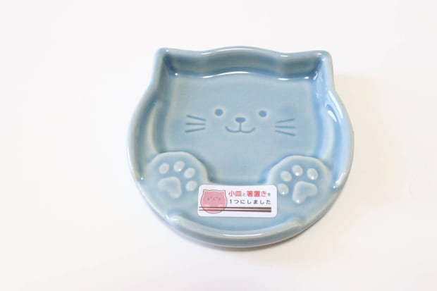 セリアの箸置きプレート 肉球ねこのパッケージ