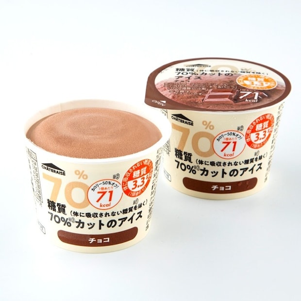 シャトレーゼ　糖質70％カットのアイスチョコ4個入