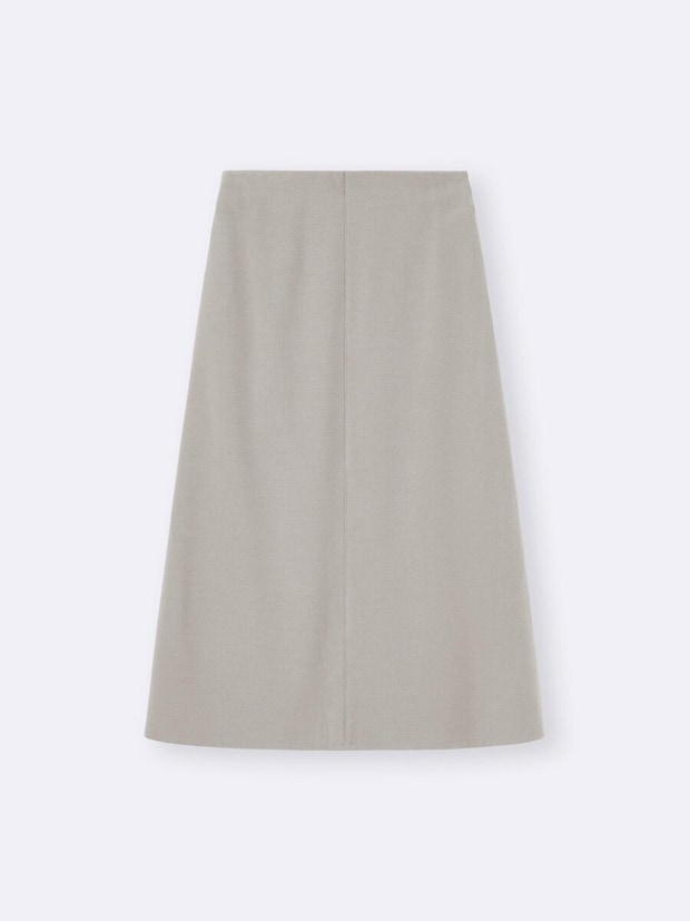 2026gu女性おすすめブラッシュドフレアスカート