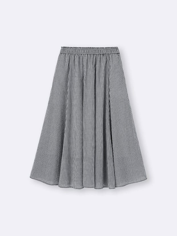 サーキュラーミディスカート 2026gu女性おすすめサーキュラーミディスカート