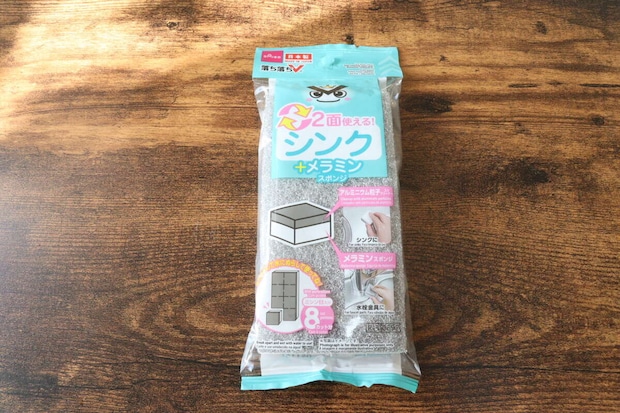 ダイソーのシンクお掃除シート＋メラミン（落ち落ちV）のパッケージ
