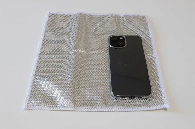 アルミメッシュバンブークロス　サイズ感