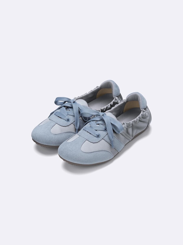 2026gu大人女性おすすめギャザーバレエスニーカー