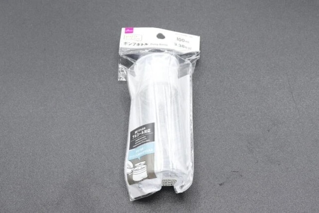 ダイソー　ポンプボトル 100mL　パッケージ