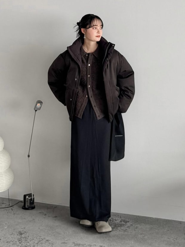 黒スカートコーデ3