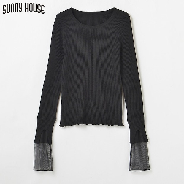 しまむら シアーニットプルオーバー(SUNNY HOUSE) しまむらのシアーニットプルオーバー(SUNNY HOUSE)