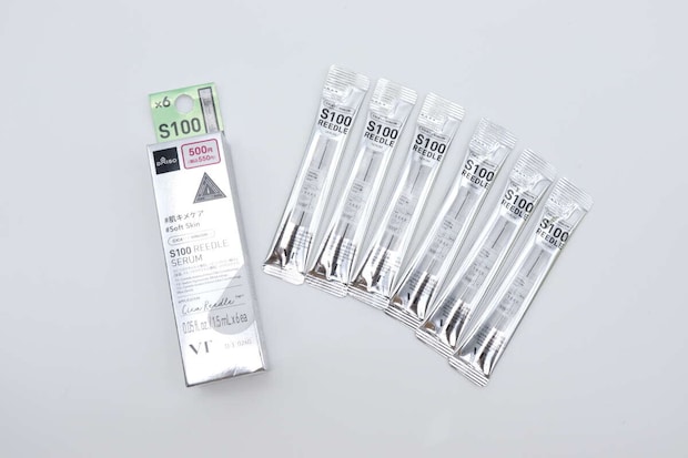 ダイソーのVTS100 リードルセラムのビジュアル