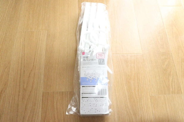 伸縮角ハンガー（17ピンチ）　パッケージ