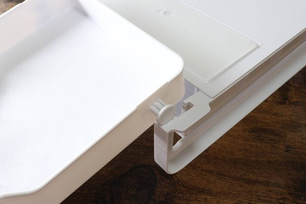 ダイソーの取り付け引き出しケースのかみ合わせ部分