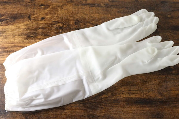 塩化ビニル手袋 ロングタイプ XLサイズ　セリア　ロング