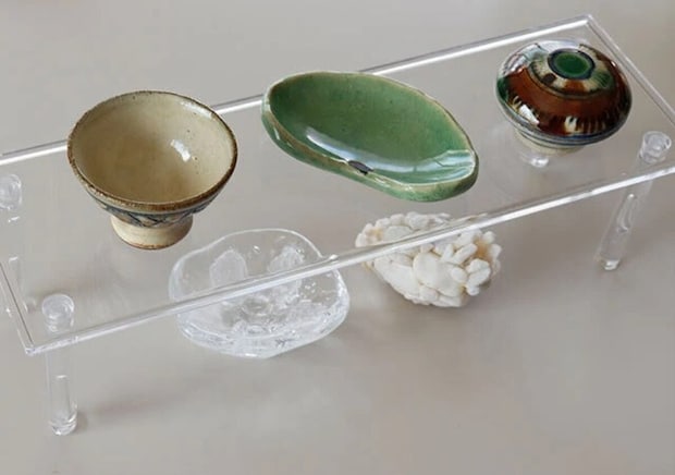 ダイソー　ディスプレイスタンド 角型ロング　使用例