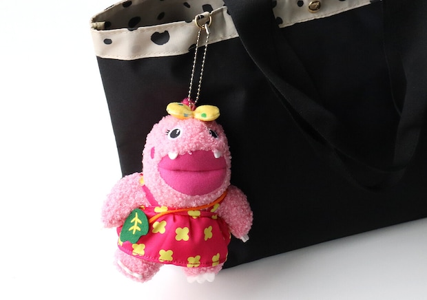 宝島社ムック付録のざわざわ森のがんこちゃん30周年アニバーサリーふわふわぬいぐるみチャーム6